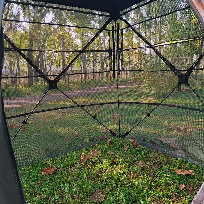 Carpa Instantánea de Camuflaje con Vision Unidireccional para Caza y Observacion 150*150*165Cm
